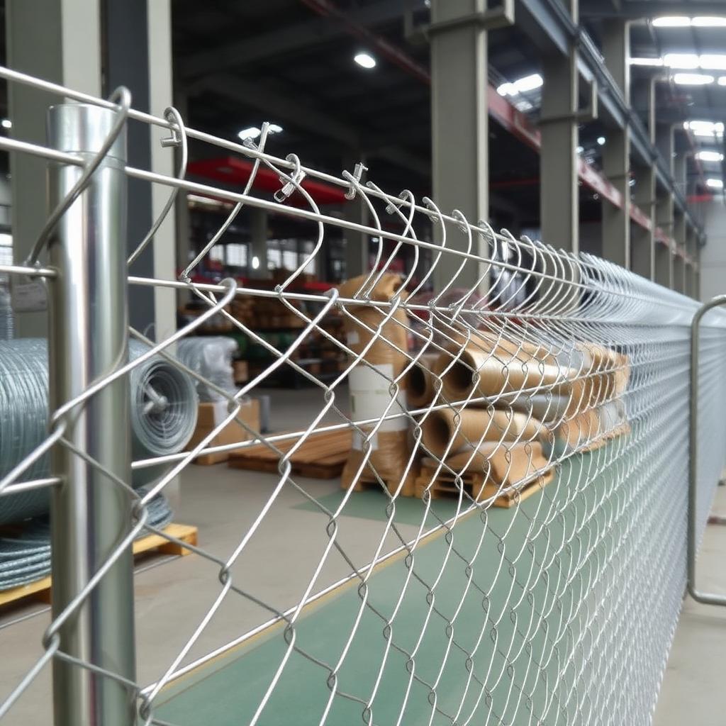 Fencing wire and posts